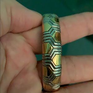 Bulgari Parentesi steel, 18k yg open cuff M or F